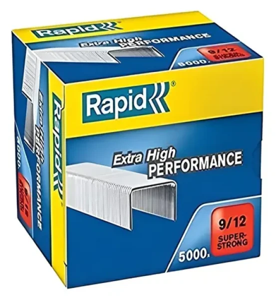 Rapid 9:12 Super Strong / Spony do sešívačky / Pro Rapid HD 210 / Umožní sešití 60-90 listů / 5000ks
