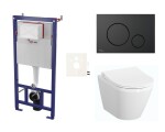 Cenově zvýhodněný závěsný WC set SAT do lehkých stěn / předstěnová montáž + WC VitrA Integra SIKOSSINTRESU68K SIKOSSINTRESU68K
