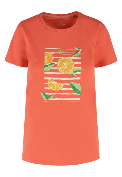 Volcano T-Shirt T-VALERY Coral