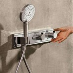 HANSGROHE - RainSelect Termostatická sprchová baterie pod omítku, pro 2 výstupy, bílá/chrom 15355400