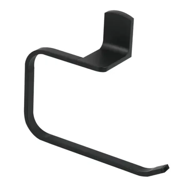 Spirella TAKU nástěnný držák na ručníky 22 cm matná černá / ocel (7610583210852)