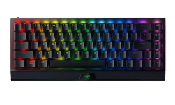 Razer BlackWidow V3 Mini HyperSpeed černá / Bezdrátová herní klávesnice / mechanická / USB-C / BT / Razer Yellow / SKD (RZ03-03890600-R3N1)