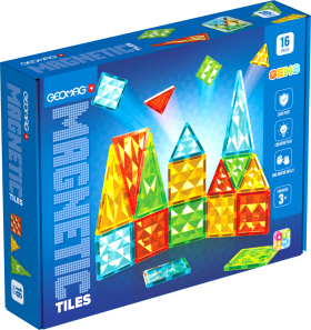 Geomag Magnetic Tiles 16 dílků - Geomag