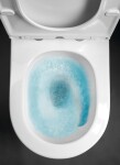 SAPHO - AVIS WC kombi, Vortex Rimless, spodní/zadní odpad, bílá PC106V