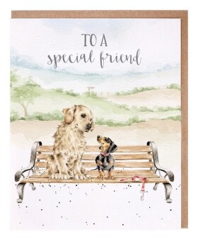 Přání Wrendale Designs Special Friend - Pejsci