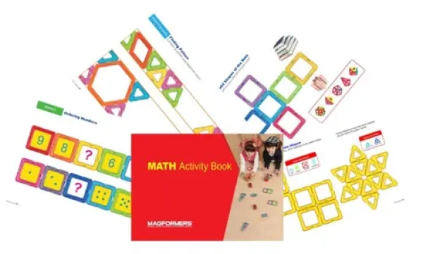 MAGFORMERS Učebnice Magtematika Math Activity Book (anglicky)