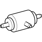 GEBERIT - Příslušenství T-tvarovka pro pneumatické ovládání splachování 240.019.00.1