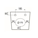 HOPA - Závěsný bidet OVALE BASSO II OLKLT1003F