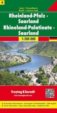 RK 102 Porýní-Falc – Sársko 1:200 000 / automapa + mapa pro volný čas