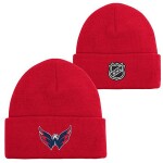 Outerstuff Dětská zimní čepice Washington Capitals NHL Cuffed Knit červená