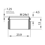 SAPHO - NEOPERL perlátor úsporný 6 l/min, vnější závit M24x1, chrom 3073.106