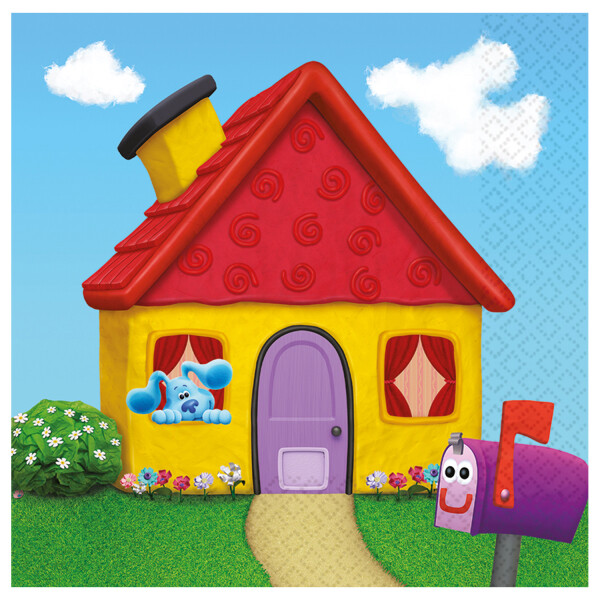 Ubrousky Blue´s Clues 33x33 cm 16 ks 'Amscan Ubrousky Blue´s Clues 33x33 cm 16 ks 'Amscan