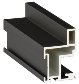 ProALU Madlo Kvadro Černá