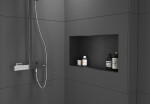 CERANO - Zápustná polička/nika do obkladu - černá matná - 60x20x10 CER-417476