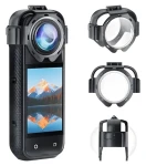 Puluz PU750T transparentní / Krytka objektivu / Insta360 X5 / 9H sklo / AR povlak (PU750T)