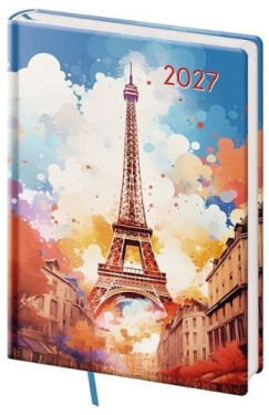 Diář 2027 týdenní A5 Vario Lyra - Paris