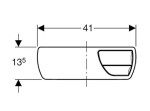 GEBERIT - Kryt pro nádržku AP140, DualFlush, alpská bílá 240.425.11.1