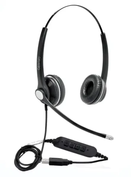 Gearlab G4040 černá / office headset / USB sluchátka s mikrofonem (GLB240400)