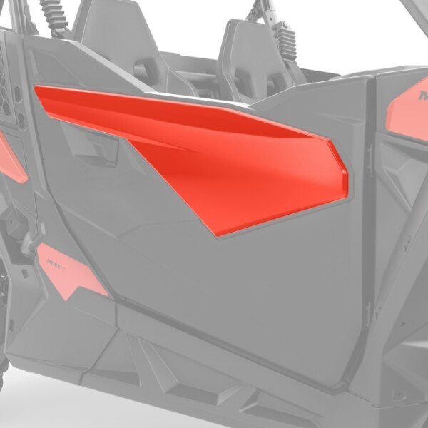 Sada plastů pro poloviční dveře Can-Am Trail 800/1000-červená barva