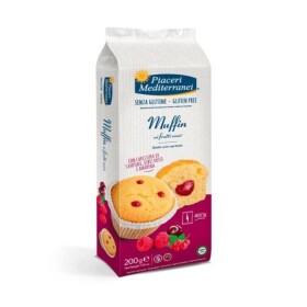 Dortisimo Bezlepkové muffiny s ovocnou náplní Piaceri Mediterranei 4 ks (200 g)