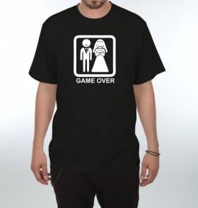 Divja Tričko - Game Over Velikost: M