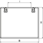 OBO Bettermann 6479308 U-stojina (d x š x v) 6 m x 70.00 mm x 50.00 mm 1 ks šedá