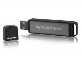IStorage datAshur Personal 2 64GB / USB 3.0 / čtení: 116MBs / zápis: 43MBs / 256-bit Hardware / PIN (IS-FL-DAP3-B-64)