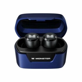 Monster XKT05 modrá / TWS Bezdrátová sluchátka / BT 5.2 / mikrofon / 360° Surround / USB-C / výdrž až 24h (57983115299)
