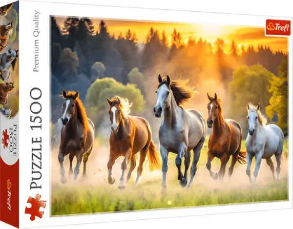 TREFL Puzzle Divocí koně