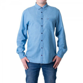 Tommy Hilfiger Džínová košile organické bavlny MW0MWI0956-IAO pánské