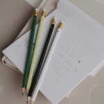 Eulenschnitt Sada tužek Heart Green – set 4 ks, zelená barva, dřevo