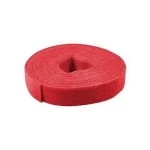 LogiLink Suchý zip na kabely červený / Organizátor kabelů / 16 mm x 4 m (KAB0052)