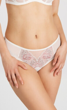 Dámské kalhotky brazilky Gorsenia K 845 Love Game S-2XL Krémový S