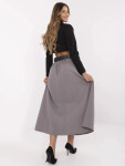 Dámská dlouhá sukně MI SD 88653.89 Šedá - FPrice šedá one size