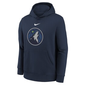 Nike Dětská mikina Minnesota Timberwolves NBA Logo Club Hoodie Navy (YOUTH)