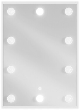 MEXEN - Dona zrcadlo s osvětlením 50 x 70 cm, LED 600 9818-050-070-611-00