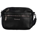 Trendy dámská koženková malá crossbody Gloria, černá