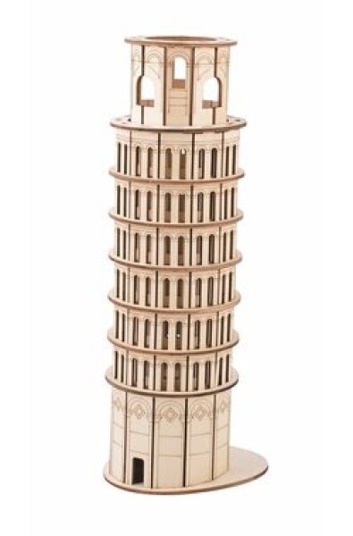 Woodcraft Dřevěné 3D puzzle Šikmá Věž V Pise