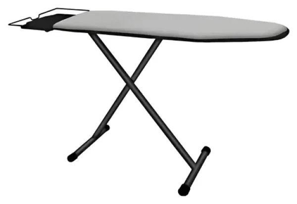 Braun IB 3001 BK černá / Žehlicí prkno / 1220 x 400 mm / výška 77,5-96 cm / bavlněný potah (IB3001BK)