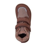 Dívčí zimní barefoot boty DAXI OLD PINK, Protetika, starorůžová - 23