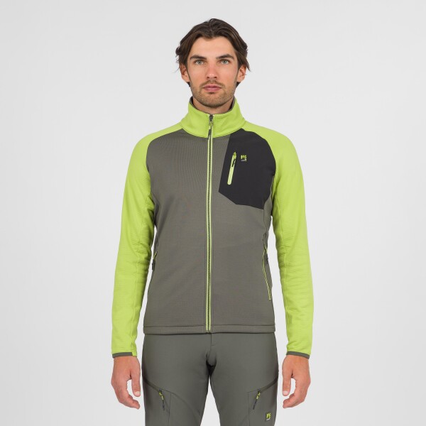 KARPOS Odle Evo Full Zip Fleece, Kambaba/Dark Citron velikost: L