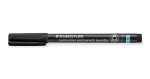 Staedtler Lumocolor F černá / Popisovač na textil / permanentní / vodě odolný / stopa 0,6 mm (319 LM F-9)