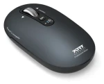 PORT CONNECT Pure MAC tmavě šedá / Bezdrátová nabíjecí myš / Bluetooth / FreeWheel / 3200 DPI (910501)