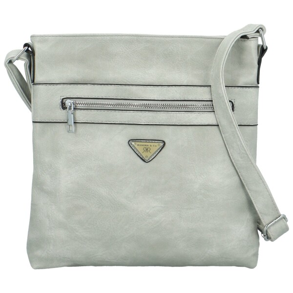 Trendy dámská koženková crossbody Laka, šedá