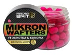 FeederBait Mikron Wafters 4x6mm 25ml - F1- Patentka/Konopí,FeederBait Mikron Wafters 4x6mm 25ml - F1- Patentka/Konopí