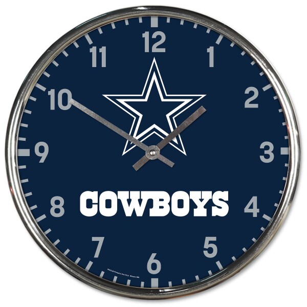 Hodiny Dallas Cowboys NFL Chrome Team Design