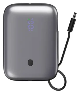PLATINET PMPB1020C černá / Powerbanka / 10 000 mAh / Power Delivery 20W / 2x USB-C / 1x USB-A / displej (PLAPMPB1020C)