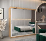 Šatní skříň Abi T3 Barva korpusu: Bílá, Rozměry: 100 cm, Dveře: Bílá