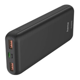 Hama PD20-HD černá / powerbank / 20000 mAh / 3A / 2x USB-A / 1x USB-C / PD/QC (201663)