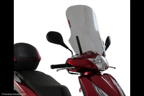 Honda SH 125l 12-19, SH Mode 125 12-26 Skútr plexi Powerbronze 540 mm - čiré